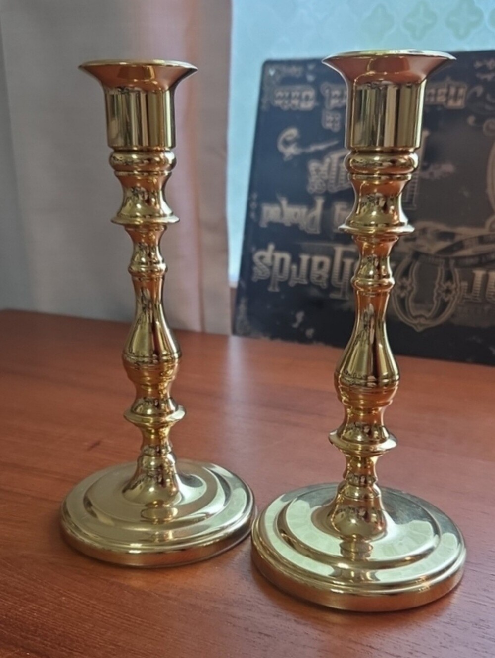 Baldwin Classic Baldwin Polished Brass Candlestick Holders